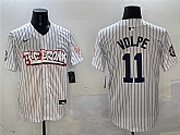 Men's New York Yankees #11 Anthony Volpe White Bronx Graffiti Vapor Limited Stitched Jersey,baseball caps,new era cap wholesale,wholesale hats